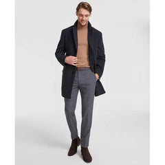 Men's Prosper Wool-Blend Slim Fit Overcoat