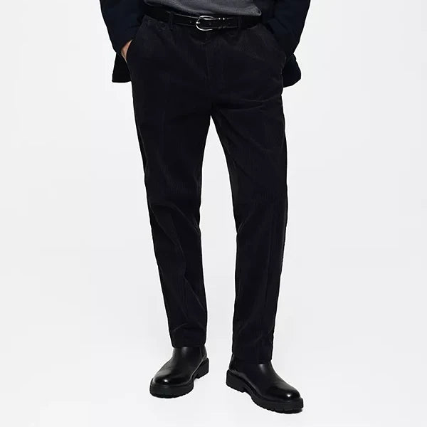 MANGO Men's Slim-Fit Corduroy Pants