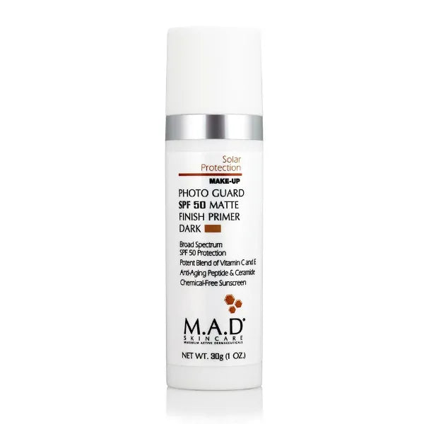 M.A.D Skincare Solor Protection Photo Guard SPF 50 Matte Finish Primer - Anti-Aging, 30g