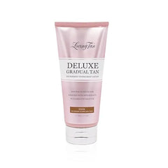 Loving Tan Deluxe Gradual Tan Lotion, Dark Natural Looking Self Tanner, Professional Strength Sunless Tanner,+ Self Tanning Applications per Bottle, Naturally Derived DHA