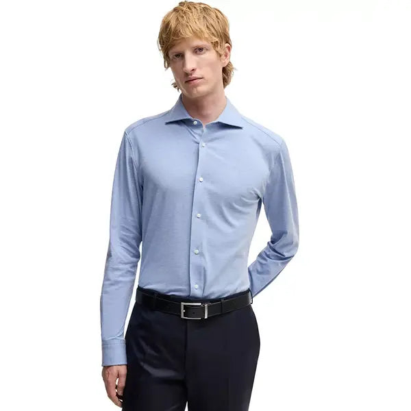 BOSS by Hugo Boss Men's Slim-Fit Cotton-Blend Shirt