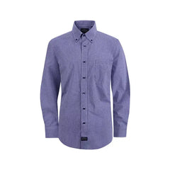 Eagle Stretch Collar Gingham Poplin Shirt