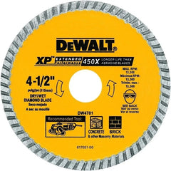 DeWalt 4-1/2" XP Turbo Diamond Blade (DW4701)