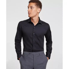 Bar III Men's Spread-Collar Sateen Dress Shirt