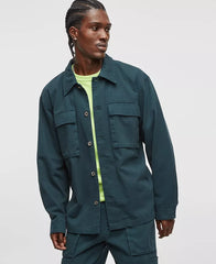 Men's Relaxed-Fit Utility Shirt Jacket
