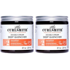 CURLSMITH Double Cream Deep Quencher - Deep Conditioning Mask for Curls, Hydrating and Detangling, For All Curl Types, Vegan & Cruelty Free