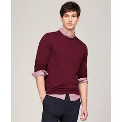 Men's Essential Solid Crew Neck Sweater