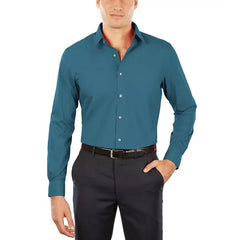 Van Heusen Fitted Men's Poplin Dress Shirt