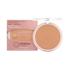 Mineral Fusion Pressed Powder Foundation, Fair Skin Age Defying Foundation Makeup with Matte Finish, 0.32 Oz