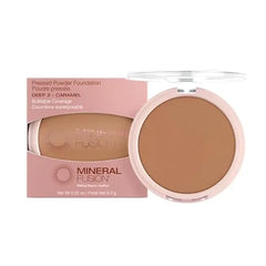 Mineral Fusion Pressed Powder Foundation, Fair Skin Age Defying Foundation Makeup with Matte Finish, 0.32 Oz