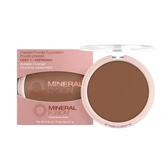 Mineral Fusion Pressed Powder Foundation, Fair Skin Age Defying Foundation Makeup with Matte Finish, 0.32 Oz