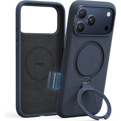 TORRAS Q3 Silicone Max Case with Stand, Fit for MagSafe, Liquid Silicone Soft Cozy Grip, 360 Spin Magnetic Stand, Camera Control, Protective Case for iPhone 16 Pro/ iPhone 17 & iPhone 17 Pro Max Silicone