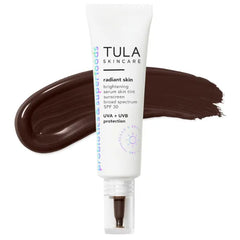 TULA Skin Care Radiant Skin Brightening Serum Skin Tint SPF | Facial Sunscreen Provides Broad Spectrum SPF 30 Protection, Tinted, Serum-Light Formula Brightens and Evens Skin | 1.0 fl. oz.