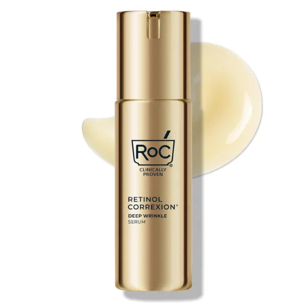 RoC Retinol Correxion Deep Wrinkle Treatment – Retinol Serum, Wrinkle Filler & Targeted Patches for Fine Lines, Dark Spots & Expression Wrinkles