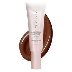 SKINN Enlightened Radiance 10-in-1 Tinted Sunscreen Broad Spectrum with SPF 30- Hydrating & Brightening Tinted Moisturizer for Face, Wrinkles & Fine Line - Lightweight Coverage Skin Tint