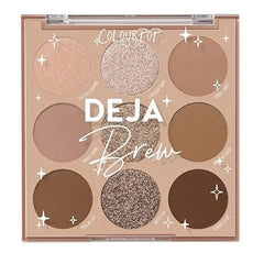 ColourPop  Eyeshadow Palette Metallic Opalescent with Duo Chrome Finishes High Pigment Eye Makeup with a Long Wearing Formula