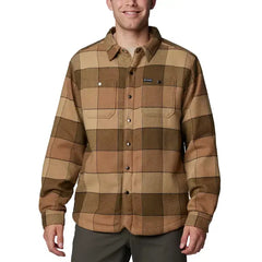 Men's Windward II Snap-Front Sherpa Lined Plaid Shirt Jacket