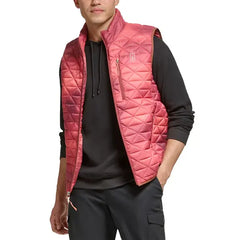 Men's Delta Diamond Quilted Packable Puffer Vest