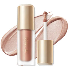FOCALLURE Shimmer Liquid Highlighter, Smooth Cream Formula and Non-greasy Finish,Delivers a Natural Glow, Long Lasting Illuminator Highlighter Face Enhancing Makeup