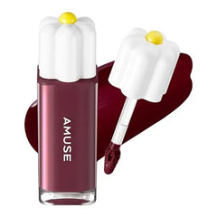 Amuse SEOUL Daisy Flower Dew Tint, Glossy Moisturizing Lip Stain, Watery Glow Lip Tint, Long Lasting Color, Dewy Finish, Korean Beauty Makeup Lightweight, water based formula, comfortable wear