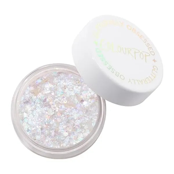 ColourPop Glitterally Obsessed Body Glitter Gel Multi Colored Glitter Makeup Made with an Adhesive Gel Formula Easy to Use & Mess Free