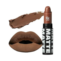 Ruby Kisses Lipstick, Matte Finish, Long-Lasting, Highly Pigmented, Smooth Apply, Full Coverage Lip Color Makeup