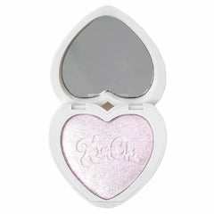 KimChiChic Beauty Pearl Gone Wild Highlighter Pressed Shimmer Powder for Face & Body, Iridescent Glow, with Mirror