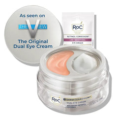 RoC Derm Correxion Retinol Eye Care – Dark Circle & Puffiness Repair Cream with Retinol Under Eye Cream Packette, Peptides, Niacinamide & Line-Smoothing Eye CarE