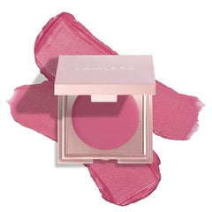 LAWLESS Pinch My Cheeks Soft Blur Cream Blush Valentine Premium Blush with Natural Ingredients to Re Energize and Protect the Skin While Imparting a Soft, Cloudy Finish 0.18 oz