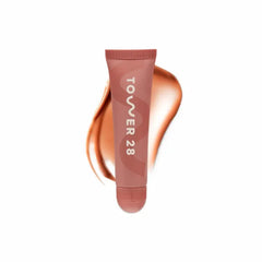 Tower 28 LipSoftie Tinted Lip Balm Treatment - Hydrating Glossy Balm + Overnight Lip Mask with Jojoba Oil + Shea Butter, Sweet, Cushiony Formula for Smooth, Soft Lips, SOS Vanilla