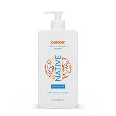 Native Body Lotion, Dunkin Moisturizer for Dry Skin with Plant-Based Ingredients - 16.5 oz