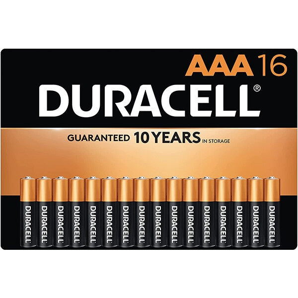 Duracell CopperTop AAA Alkaline Batteries Long Lasting 16 Count (AAA-16)