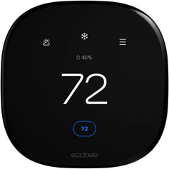 Ecobee Enhanced Smart Wi-Fi Thermostat (EB-STATE6L-01) - Black