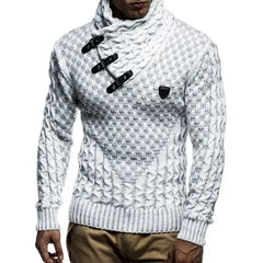 Leif Nelson Men's Chunky Knit Pullover Sweater