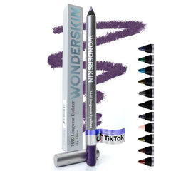 Wonderskin 1440 Longwear Waterproof Eyeliner Pencil - Sharpenable Eyeliner Pencil and Smudge Proof Eye Liner Pencils