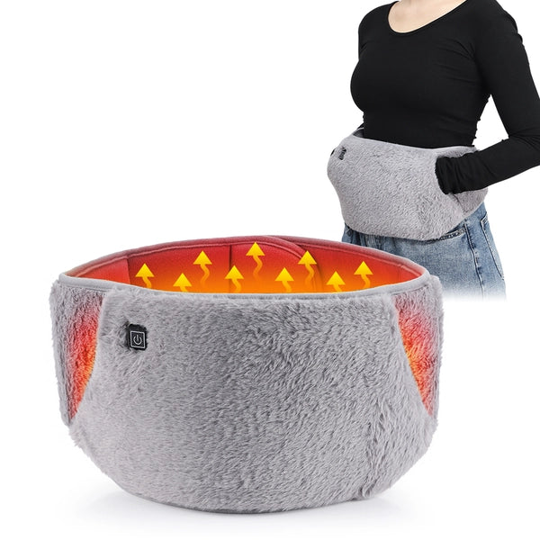 PWING Portable Cordless Heating Pad - Fast Heating Belly Wrap with 3 Heat Levels for Women & Girls