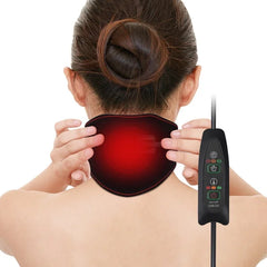 Bottlepic USB Electric Neck Heating Pad – Hot Compress Therapy Brace for Stiffness & Soreness Relief With 3 Temperature Levels and Timer Settings