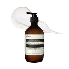 Aesop Body Cleanser Collection | Geranium Leaf, Eleos Nourishing, A Rose By Any Other Name, Coriander Seed | Gentle, Hydrating & Refreshing | 16.9 oz / 500mL