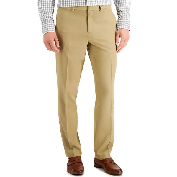 Perry Ellis Portfolio Men's Modern-Fit Stretch Solid Resolution Pants
