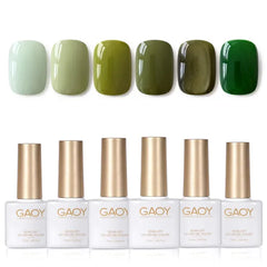 GAOY 6-Color Soak-Off UV Gel Nail Polish Sets