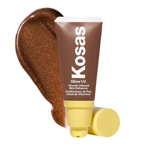 Kosas Glow I.V. Vitamin-Infused Skin Enhancer Face Makeup - Tinted Beauty Highlighter for a Healthy Glow