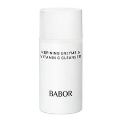BABOR Enzyme & Vitamin C Powder Cleanser Water Activated Face Wash for Brightening & Exfoliation Gentle Daily Polish for the Look of Refined Pores & Radiant Looking Skin Travel Friendly