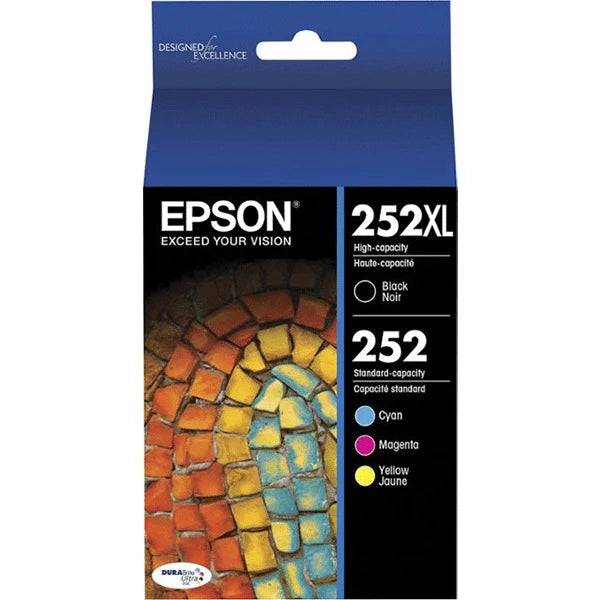 Epson 252 Durabrite Ultra Ink Cartridge (T252XL-BCS)