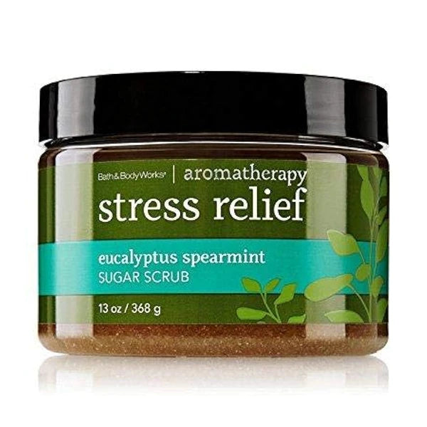 Bath & Body Works Eucalyptus Spearmint Stress Relief Sugar Body Scrub 13 oz Aromatherapy Exfoliating Body Scrub