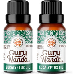 GuruNanda 100% Pure Essential Oils – Natural Undiluted Aromatherapy Oils for Diffusers, Massage & DIY (2 x 0.5 fl oz)