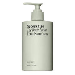 Nécessaire The Body Lotion, 15.2oz – Fragrance-Free, Eucalyptus, Santal, Hinoki & More – Multi-Peptide + Niacinamide Moisturizer