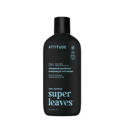 ATTITUDE Men’s 2-in-1 Shampoo & Conditioner – Volumizing, Scalp Care, Strengthening & Nourishing Hair Formulas with Natural Ingredients - 14 fl oz