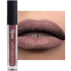 Mynena Liquid Matte Lipstick Long-Lasting Waterproof | Lightweight Comfortable Non-Drying | High Pigment Intense Color Lip Stain | Paraben-Free Talc-Free Vegan & Cruelty-Free