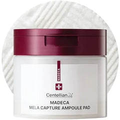 CENTELLIAN 24 Madeca Ampoule & Cleansing Pad Collection – Vegan Korean Exfoliating, Hydrating & Tone-Correcting Pads with Centella Asiatica, TECA & Niacinamide (5.58fl oz x 60 Pads)