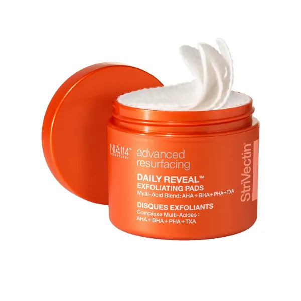 StriVectin Face and Body Exfoliating Treatment Pads and Crystals, Polishing Away Dead Skin for Smooth and Soft Skin